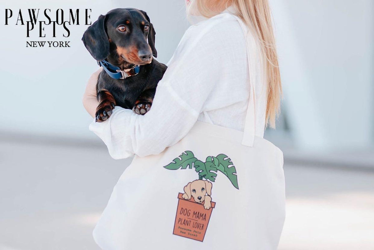 TOTE BAG - DOG MAMA PLANT LOVERS