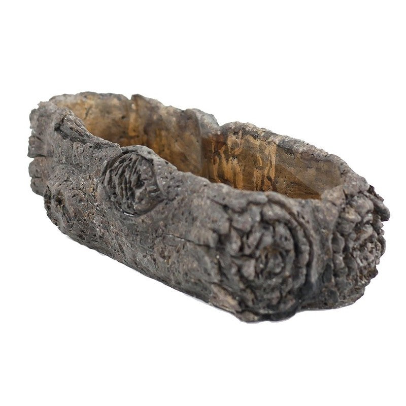 Cement Log Planter