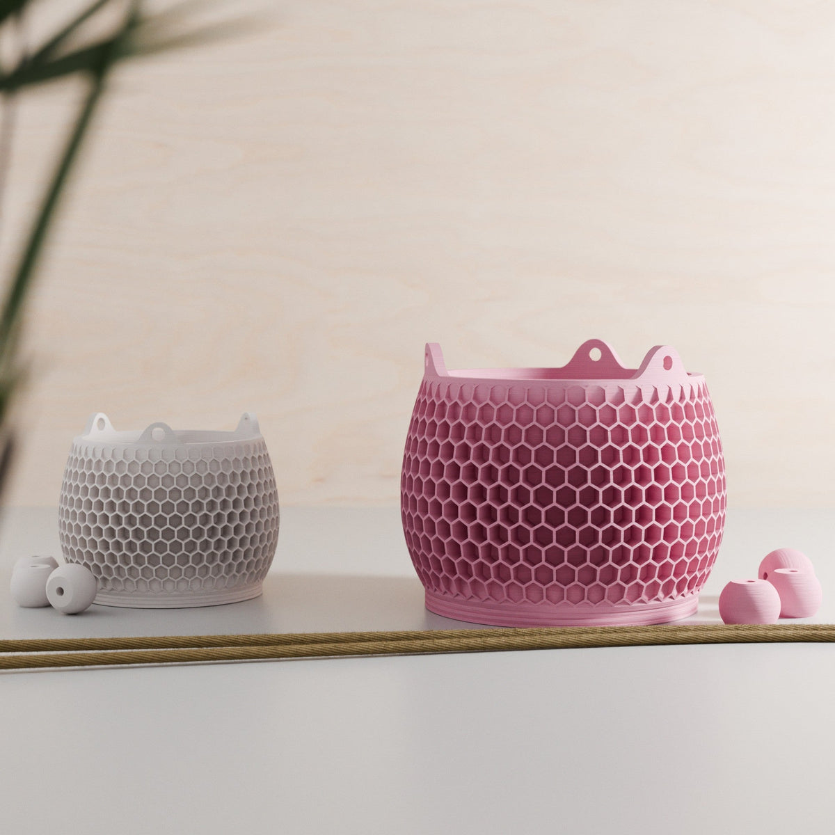 Hanging Honeycomb Planter-5