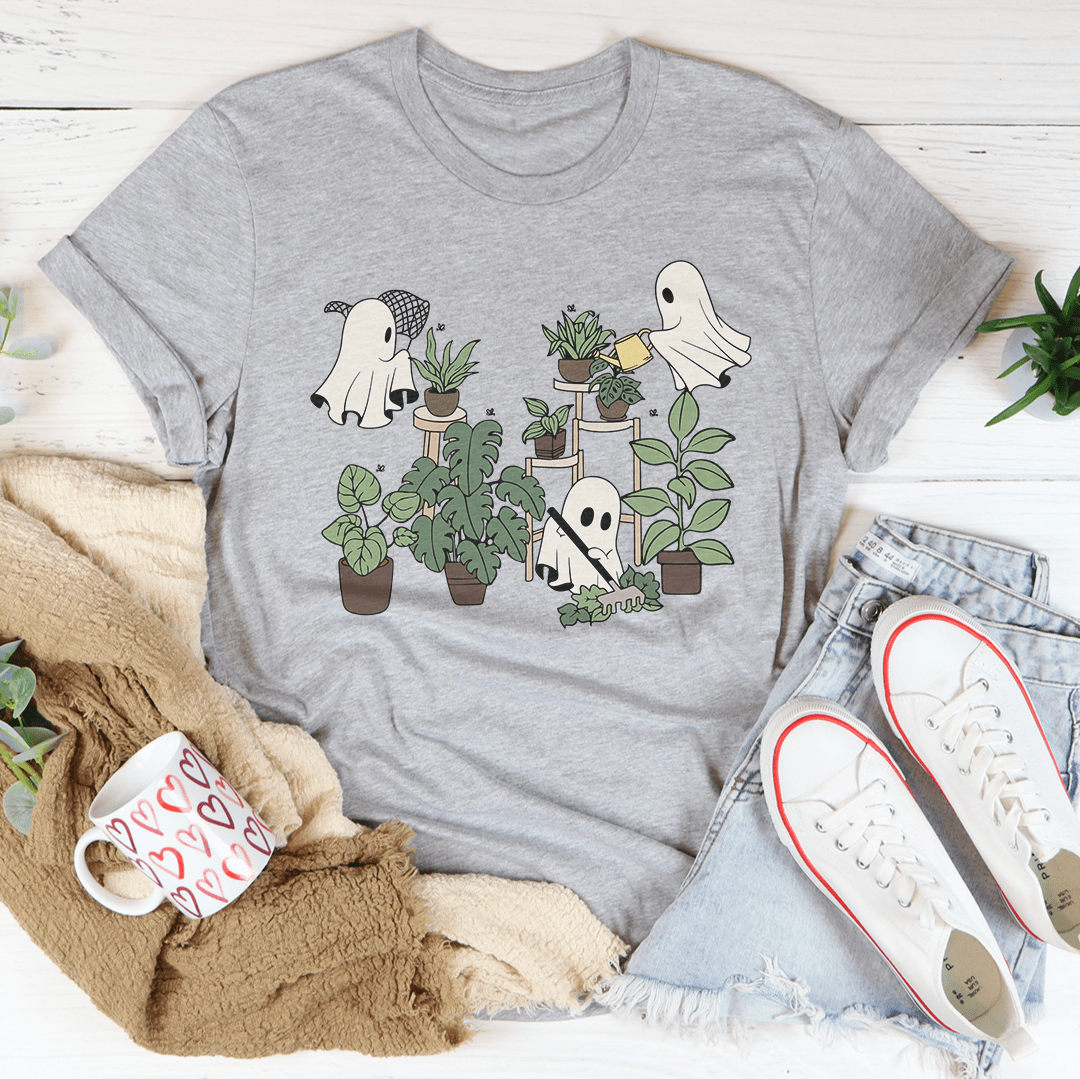 Halloween Ghost Plant Lover Tee | The Tangled Leaf
