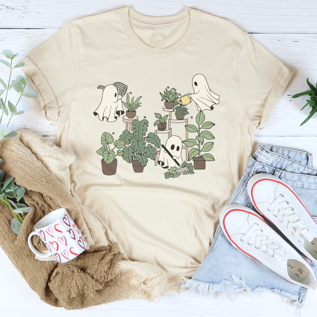 Halloween Ghost Plant Lover Tee | The Tangled Leaf